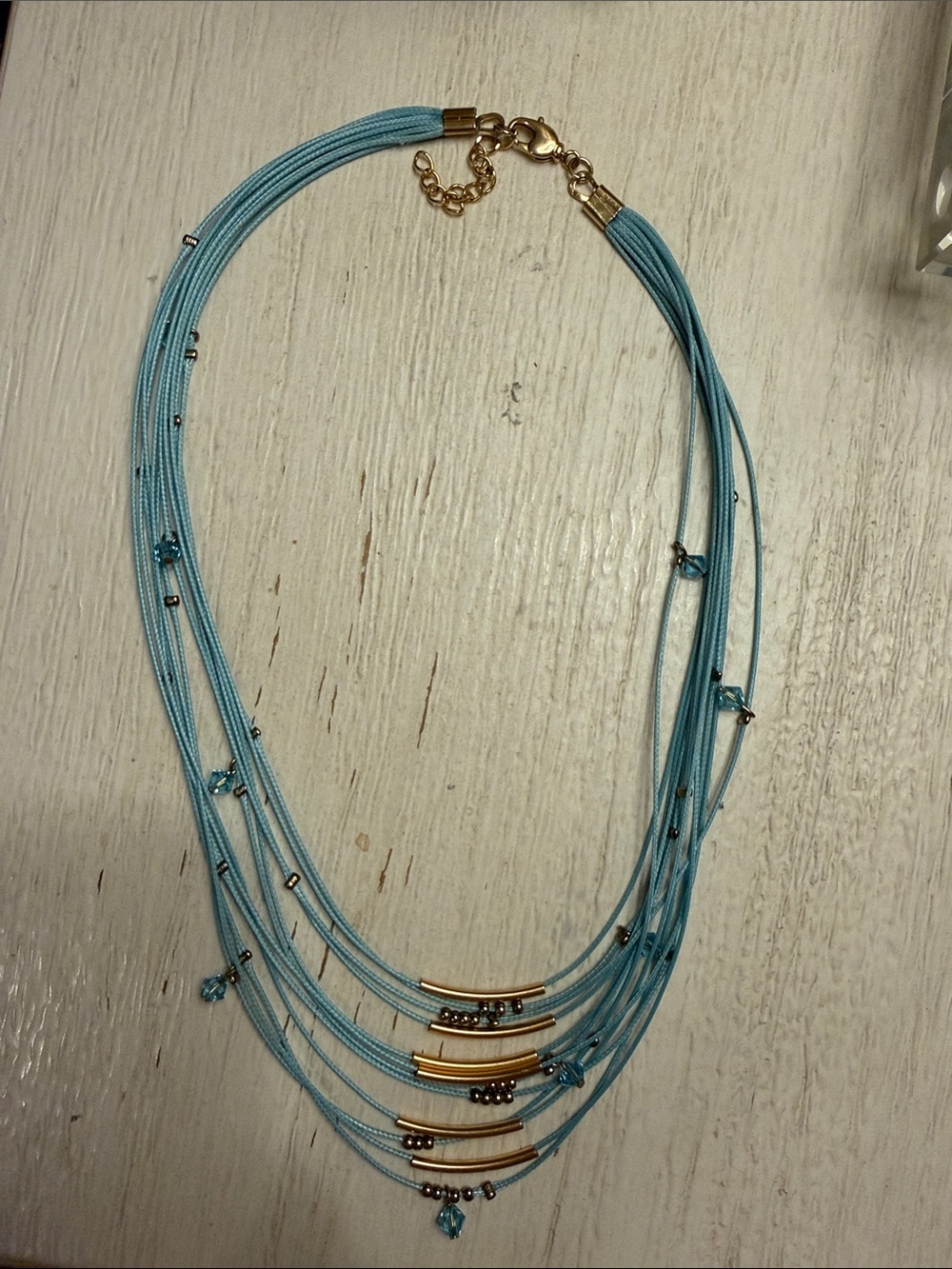Light Turquoise Strand with Swarovski’s